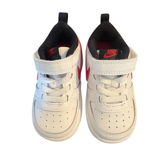 Nike Other - NIB Nike Infant Court Borough Low 2 Shoes White/Red/Black Size 5C